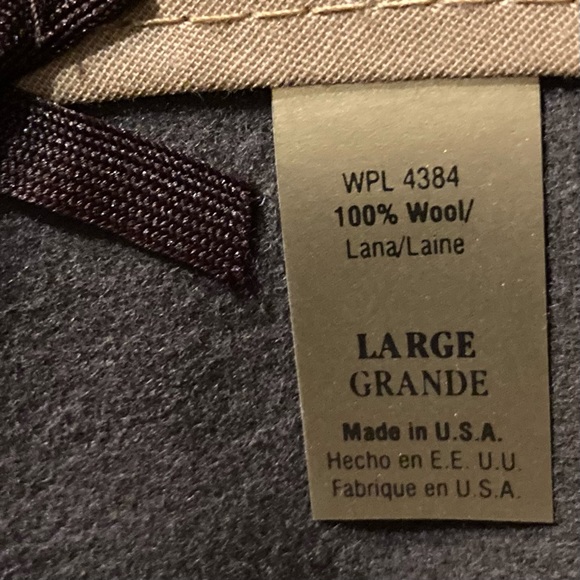 NWOT Broner Vintage 80s Fedora 100% Wool Brown Size L Large